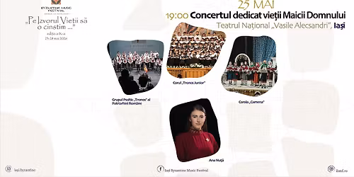 Concertul din deschiderea Festivalului de Muzic\u0103 Bizantin\u0103 de Ia\u0219i, edi\u021bia a IX-a