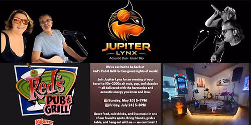 Jupiter Lynx @ Red\u2019s Rock N\u2019 Shore Pub