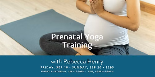 Prenatal Yoga Training