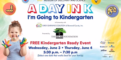 FREE Kindergarten Ready Event - A Day in K