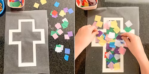 Good Friday crafts and short service