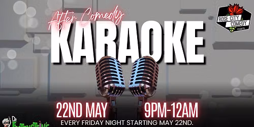 After Comedy Karaoke w \/Sarah Bellum