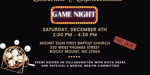 GAME NIGHT (Seasoned & Sophisticated Edition)