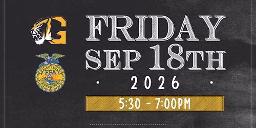 Gilbert FFA Homecoming Steak Fry (fundraiser)