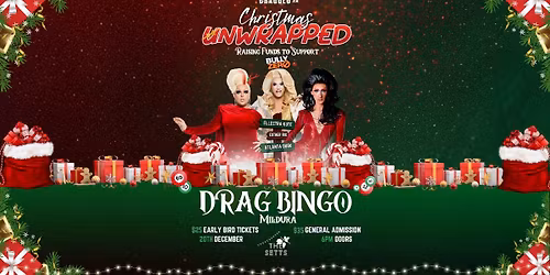 Christmas Unwrapped! Drag Bingo - The Setts