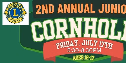 FETE DES LACS Junior Cornhole Ages 12-17