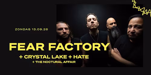 Fear Factory + Crystal Lake + Hate \/\/ Doornroosje Nijmegen