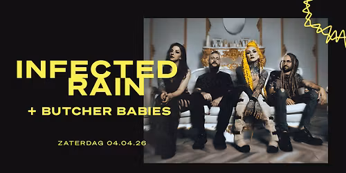 Infected Rain + Butcher Babies \/\/ Doornroosje Nijmegen