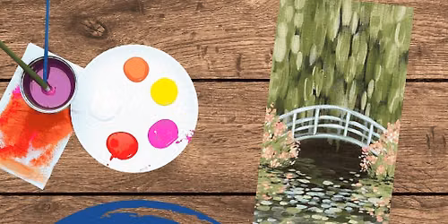 Paint and Sip: Monet's Lily Bridge