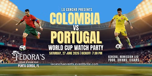 Colombia vs Portugal | La Cancha World Cup Watch Party