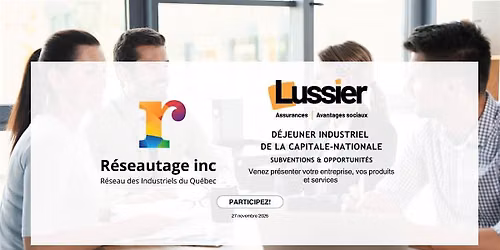 D\u00e9jeuner Industriel de la Capital Nationale