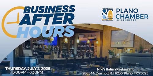 Business After Hours - Niki's Italian Restaurant