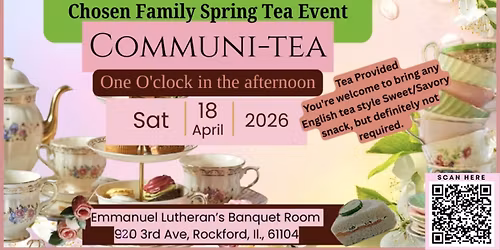 PFLAG Rockford Chapter Communi-Tea Event