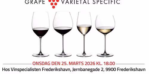 Riedel Glasseminar \u2013 Onsdag Den. 25. Marts 2026 KL. 18.00
