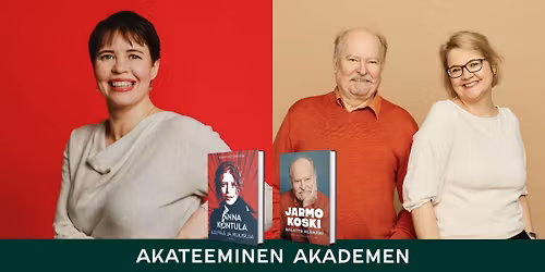 Kohtaamispaikalla Anna Kontula ja Maria Pettersson sek\u00e4 Jarmo Koski ja Sanna Kajander-Ruuth