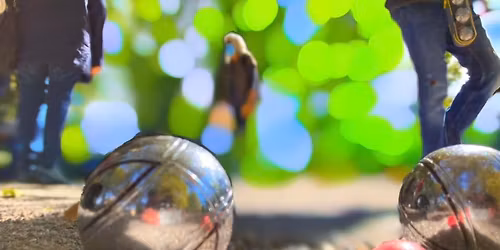 Petanque in the Parc