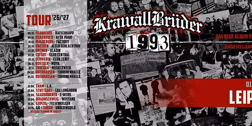 KrawallBr\u00fcder \/\/ "1993" Tour \/\/ Leipzig Felsenkeller