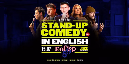 Best of Stand-up Comedy IN ENGLISH at Rooftop 59 \/\/ JULY 15th