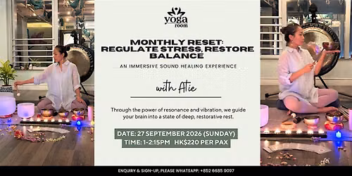 Monthly Reset: Regulate Stress, Restore Balance