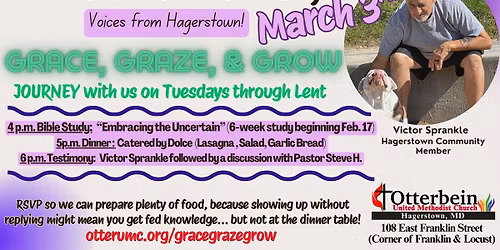 Grace, Graze, & Grow - Journey With Us on Tuesday's (PLEASE RSVP ON OUR WEBSITE)