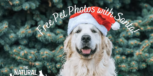 Free Pet Photos with Santa at The Natural Petshop