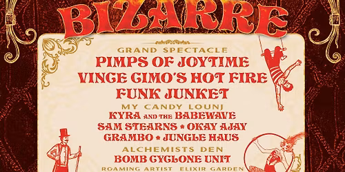 NYE 2026 ~ Funk Bizarre w\/ Pimps of Joytime