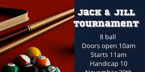 Jack & Jill 8 Ball Tournament