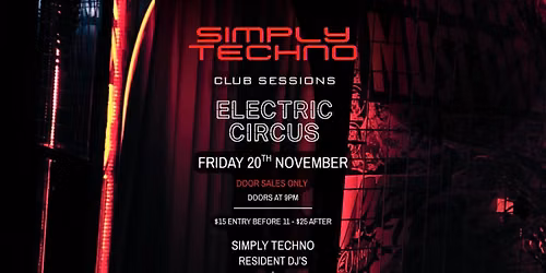 SIMPLY TECHNO \/\/ CLUB SESSIONS