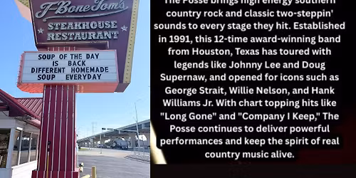 T-Bone Tom's Patio Party w\/ The Posse Band