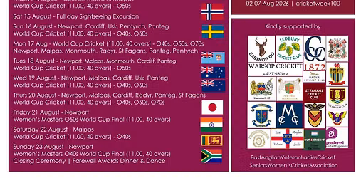 Women's Masters World Cup 2026
