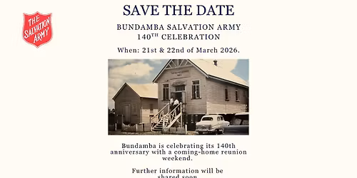 Bundamba Salvation Army 140th Celebration
