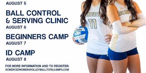 UC Merced women's volleyball summer camps