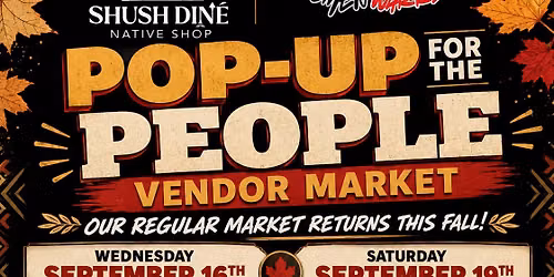 Pop up for the People Shush Dine Vendors Market & Community Drive  