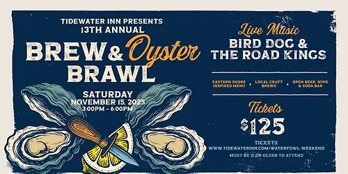 13th Annual Brew & Oyster Brawl