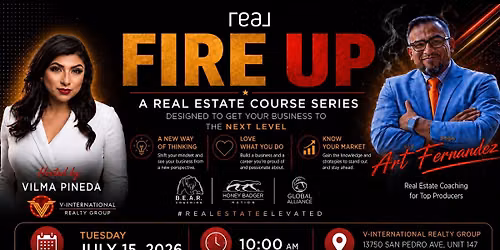 \ud83d\udd25 FIRE UP: Real Estate Growth Series with Art Fernandez