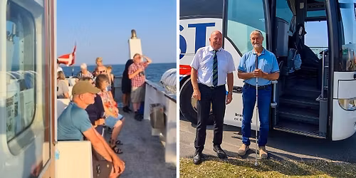 Helaftenstur fra R\u00f8nbjerg-Fur med Liv\u00f8-f\u00e6rgen og \u00f8-rundtur "Fur fra 'Den blinde Vinkel'"