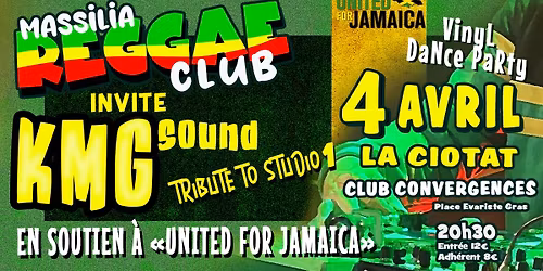MASSILIA REGGAE CLUB - 4 AVRIL - LA CIOTAT - CLUB CONVERGENCES