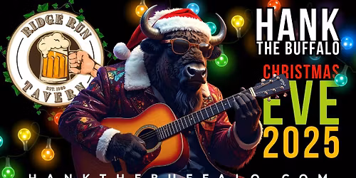 Christmas Eve Celebration with Hank The Buffalo at Ridge Run Tavern