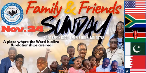 Family and Friends Sunday: Worship & the Word