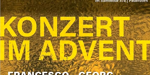 Adventskonzert mit Chor, Streicher-Ensemble, Orgel und Harfe