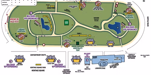 New Orleans Jazz Festival: Weekend 1 - Friday at New Orleans Fairgrounds