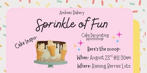 Sprinkle of Fun Cake Decorating