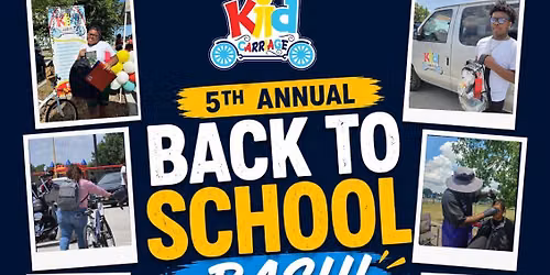 Kid Carriage 5th annual Backpacks & Haircuts
