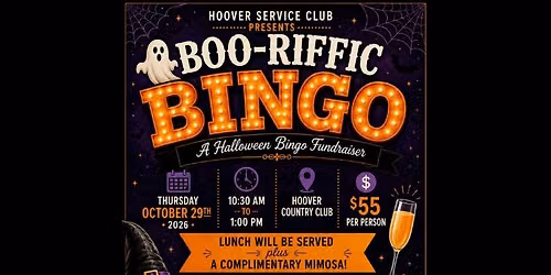 BOO-RIFFIC BINGO - A Halloween Bingo Fundraiser