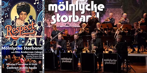 M\u00f6lnlycke Storband \u2013 Respect: l\u00e5tar fr\u00e5n Aretha Franklins l\u00e5tskatt