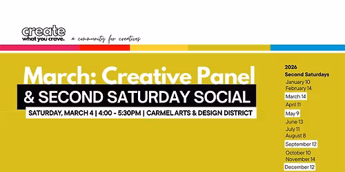 March Creative Panel + Second Saturday Social