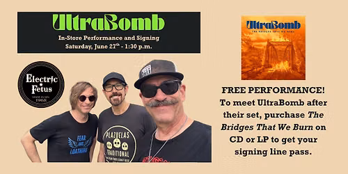 UltraBomb In-store Performance and Signing