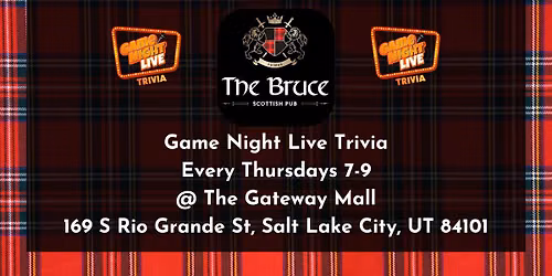 Game Night Live Trivia at the Bruce Scottish Pub