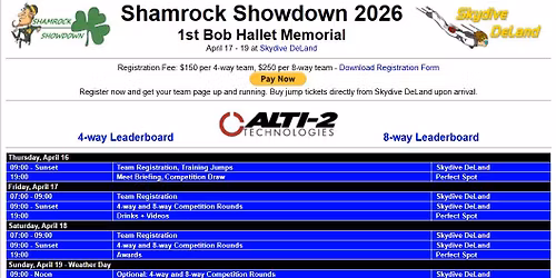 Shamrock Showdown 2026 - 1st Bob Hallett Memorial