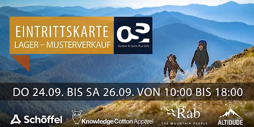 OSP Muster und Lagerverkauf 24.-26.SEPT